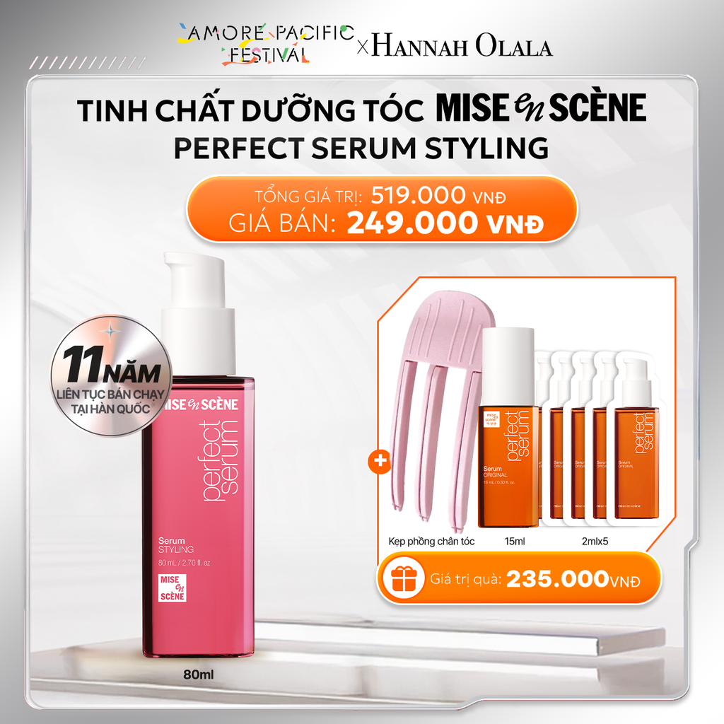 DEAL 1: TINH CHẤT DƯỠNG TÓC MISE EN SCENE PERFECT SERUM 80ML