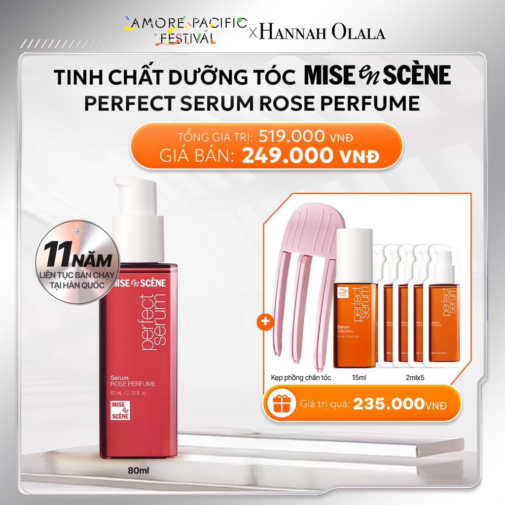 DEAL 1: TINH CHẤT DƯỠNG TÓC MISE EN SCENE PERFECT SERUM 80ML