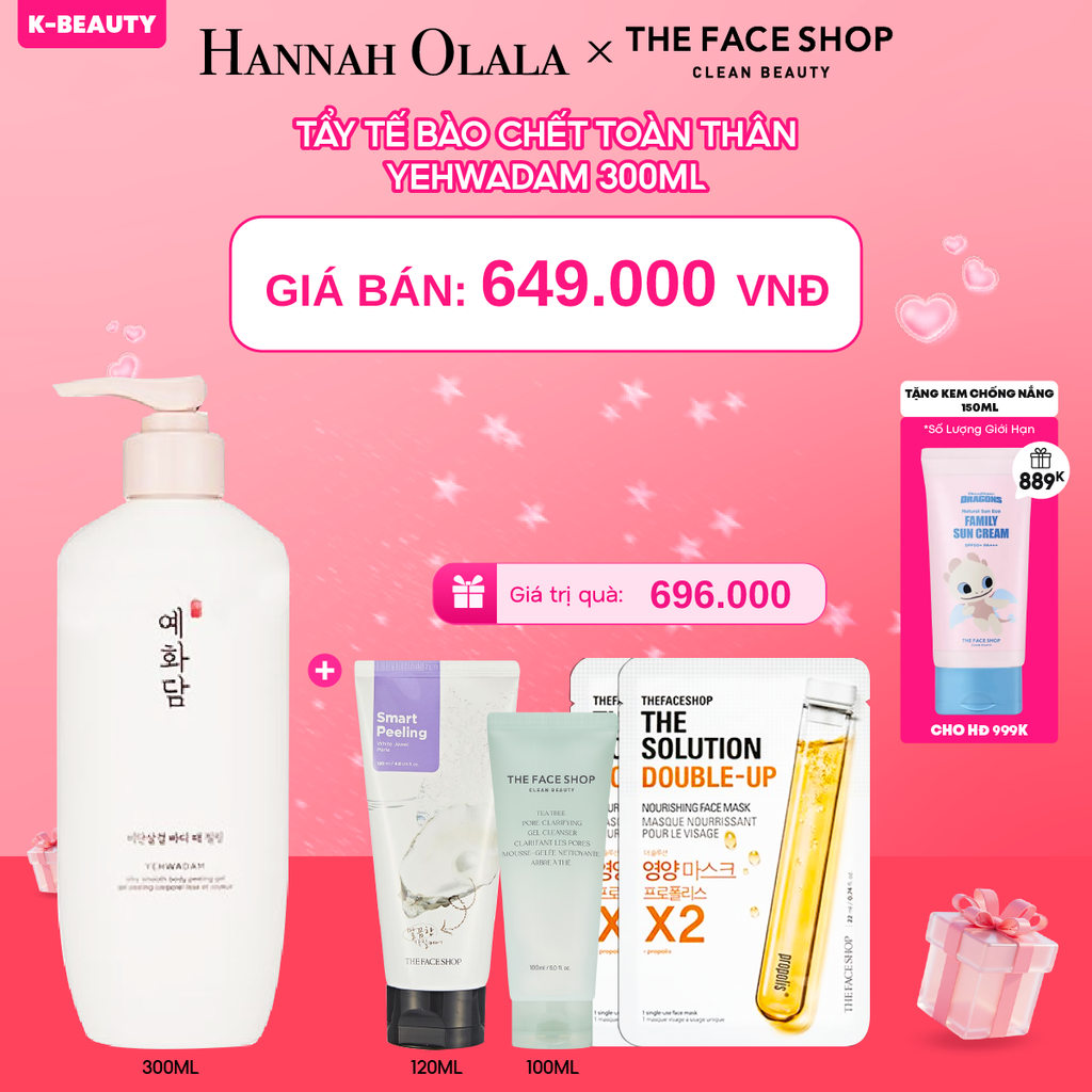 DEAL 8: TẨY TẾ BÀO CHẾT TOÀN THÂN YEHWADAM 300ML