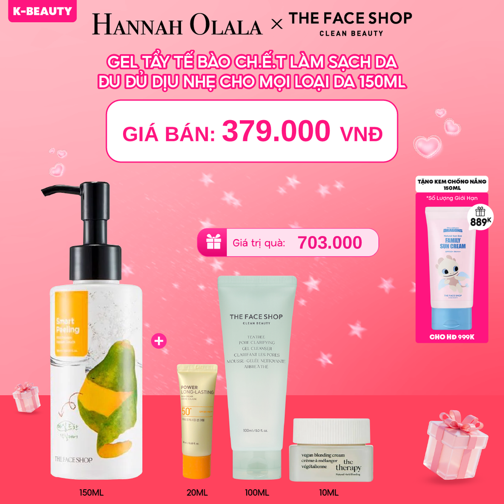 DEAL 12: GEL TẨY TẾ BÀO CH.Ế.T LÀM SẠCH DA ĐU ĐỦ DỊU NHẸ CHO MỌI LOẠI DA 150ML
