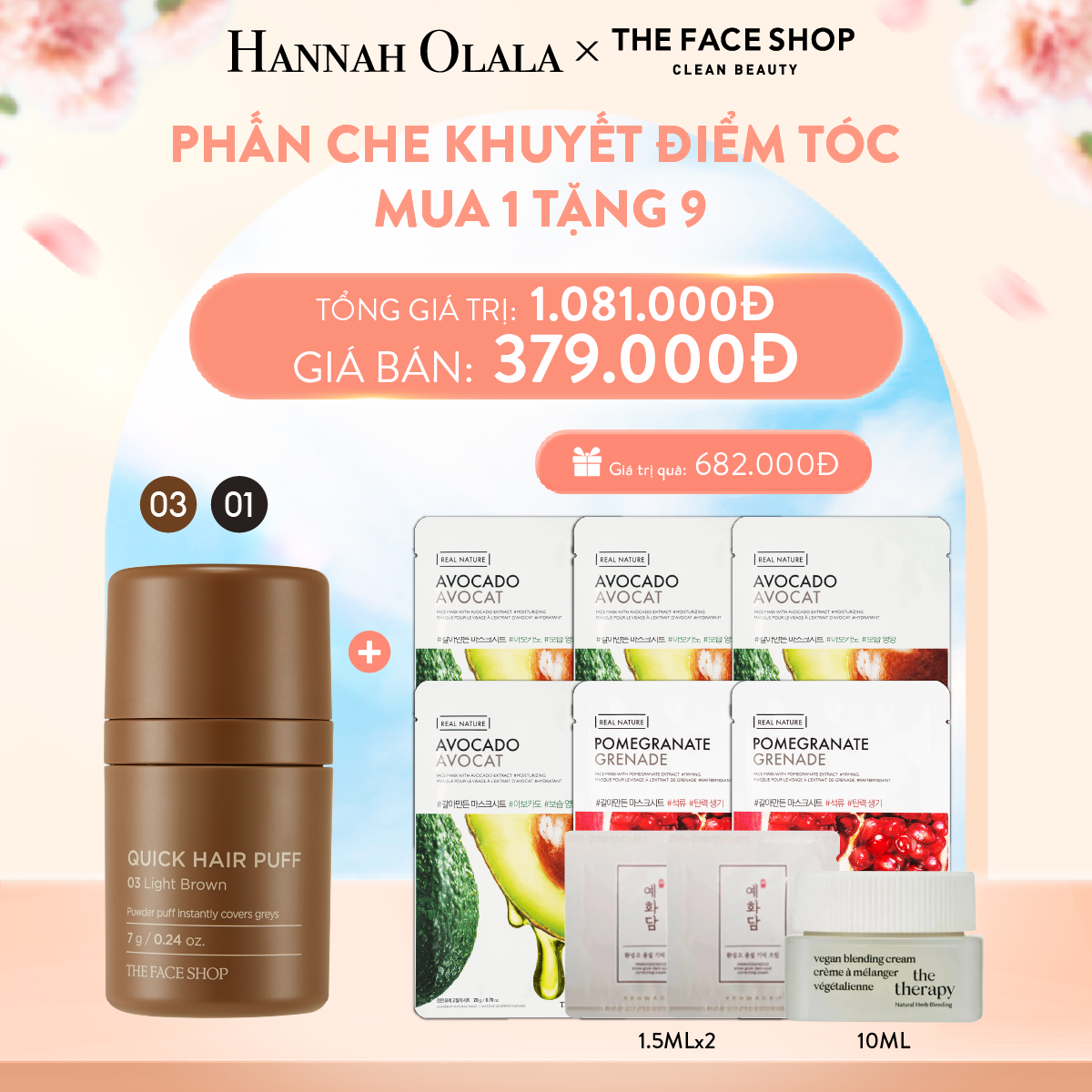 A877_DEAL 2: PHẤN CHE KHUYẾT ĐIỂM TÓC