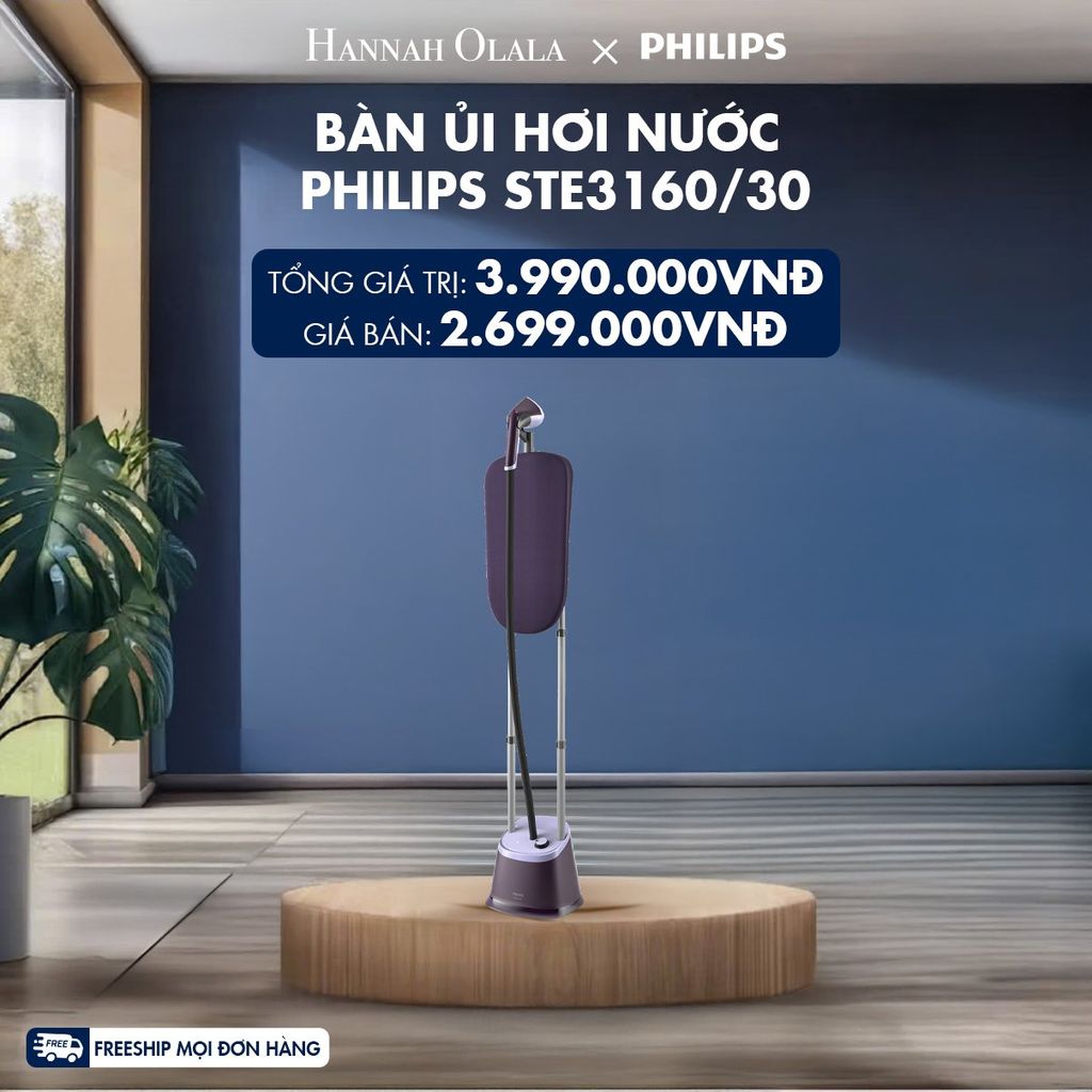 M99_DEAL 10: BÀN ỦI HƠI NƯỚC PHILIPS STE3160/30