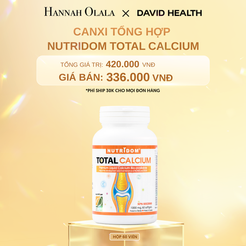 DEAL 5: CANXI TỔNG HỢP -NUTRIDOM CALCIUM (60 VIÊN)