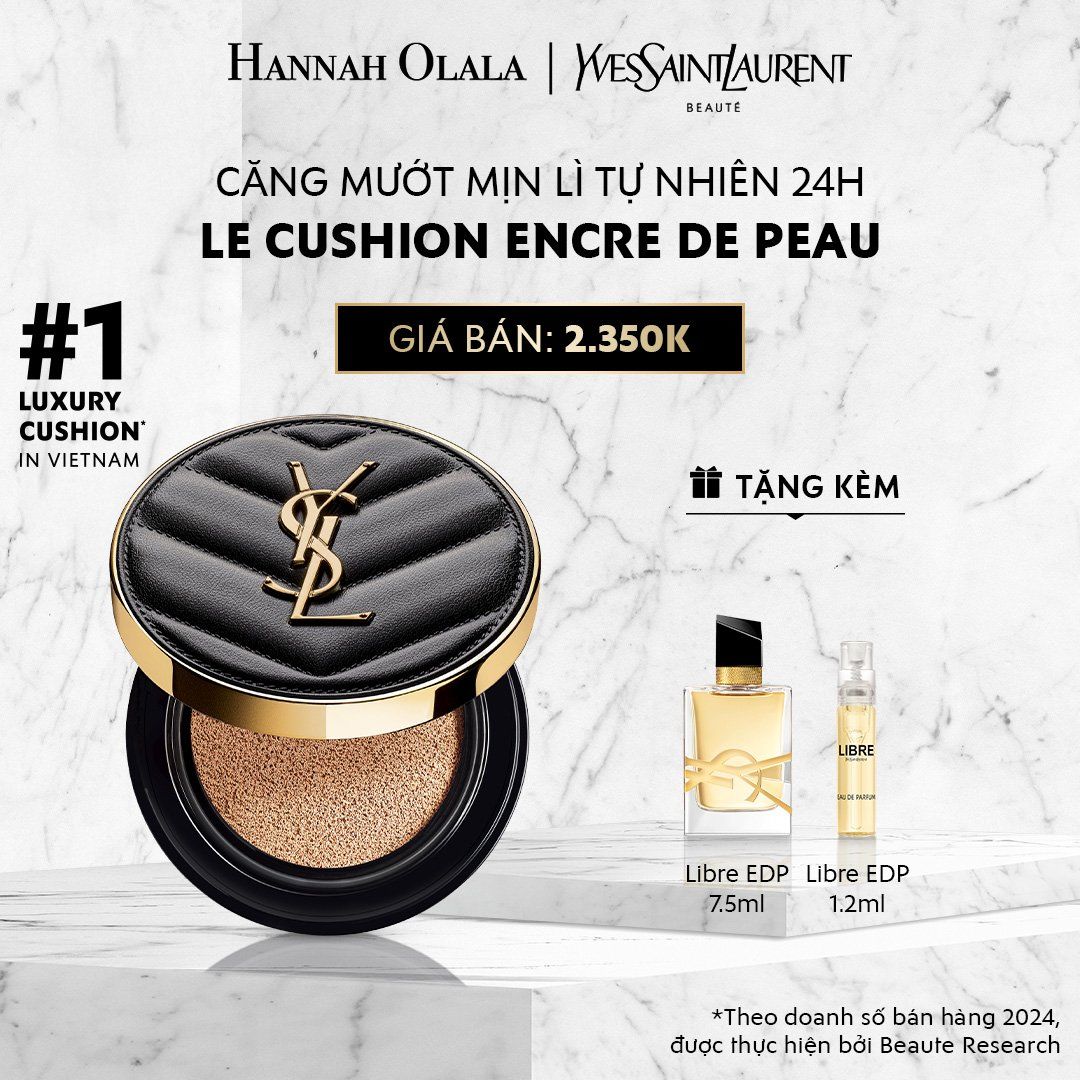 A965_DEAL 1: CUSHION CĂNG MƯỚT MỊN LÌ YSL EDP LE CUSH