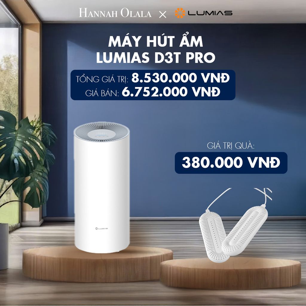 M77_DEAL 38: MÁY HÚT ẨM LUMIAS D3T PRO