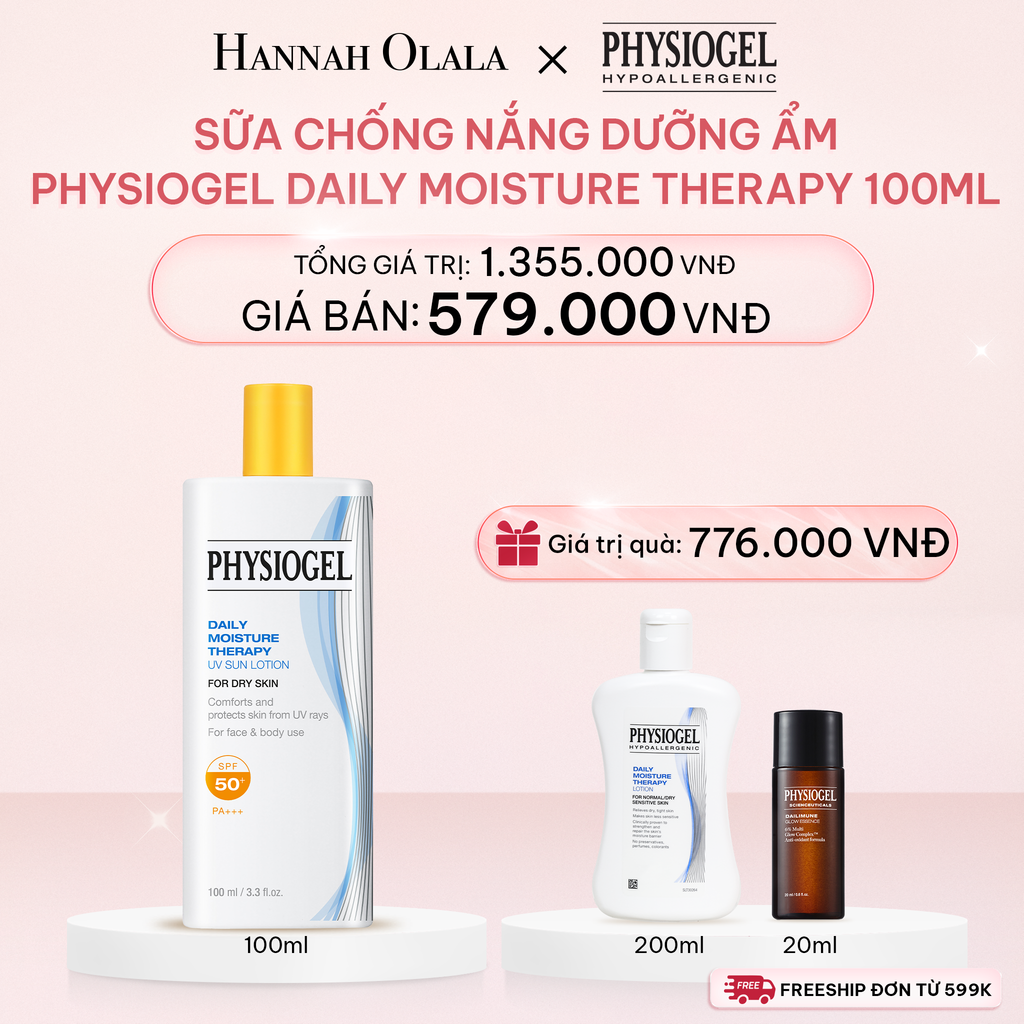 E1061_DEAL 5: SỮA CHỐNG NẮNG DƯỠNG ẨM PHYSIOGEL DAILY MOISTURE THERAPY 100ml