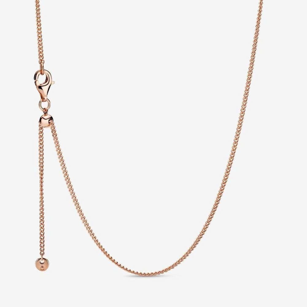 A311_DEAL 152: DÂY CHUYỀN PANDORA MOMENTS MẠ VÀNG HỒNG 14K DẠNG XÍCH