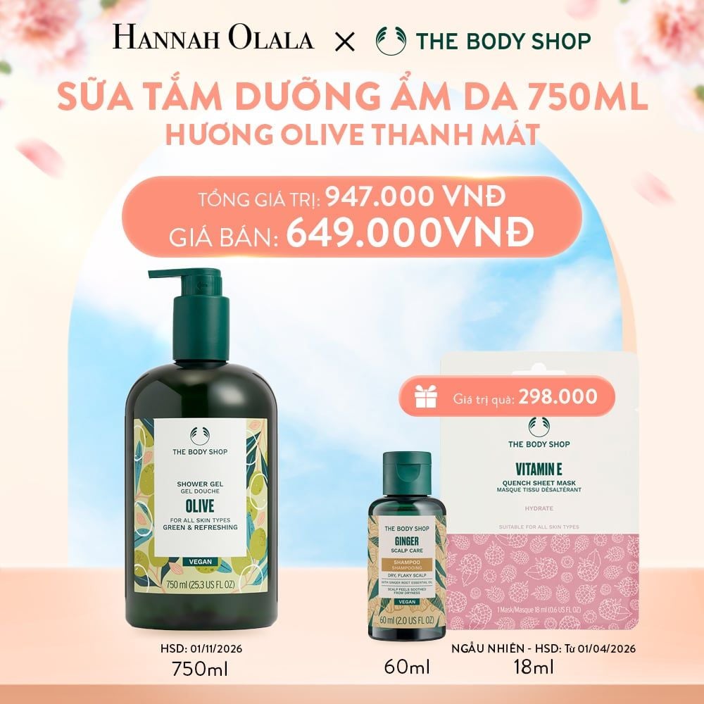 A865_DEAL 15: SỮA TẮM DƯỠNG ẨM DA HƯƠNG OLIVE SHOWER GEL 750ML