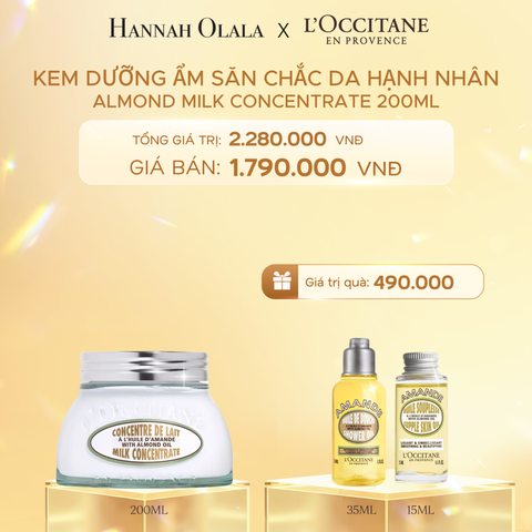 DEAL 1: KEM DƯỠNG THỂ SĂN CHẮC DA HẠNH NHÂN LOCCITANE 200ML
