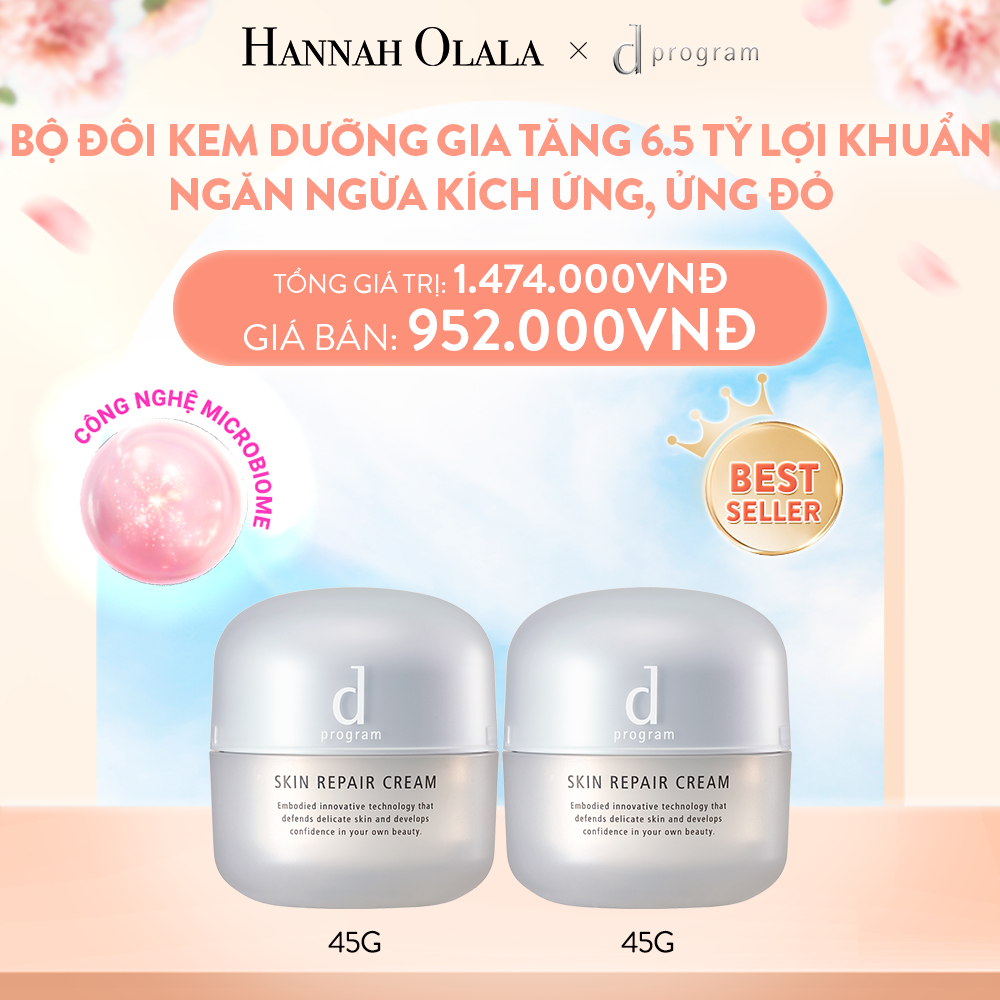 A239_BACK UP 1: BỘ ĐÔI KEM DƯỠNG ẨM VÀ PHỤC HỒI DA D PROGRAM SKIN REPAIR CREAM 45G