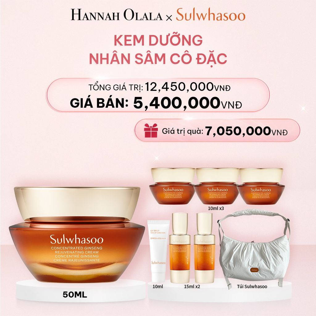 E871_DEAL 3: KEM DƯỠNG NHÂN SÂM CÔ ĐẶC CONCENTRATED GINSENG REJUVENATING CREAM 50ML