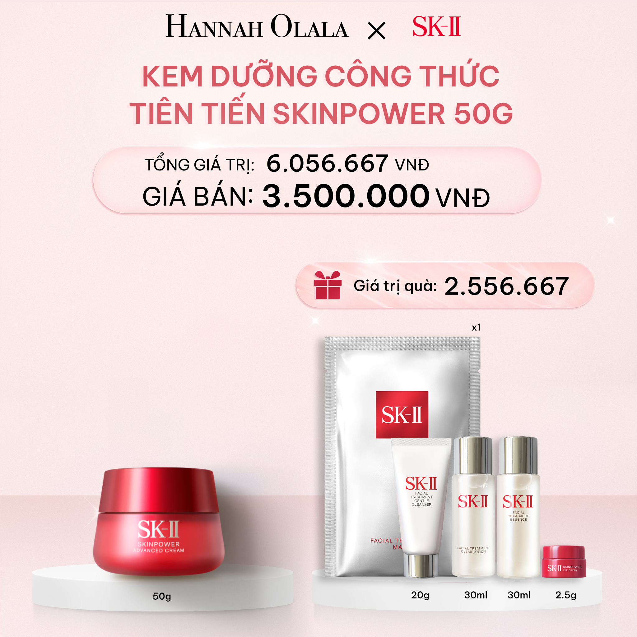 E254_DEAL 4: KEM DƯỠNG CÔNG THỨC TIÊN TIẾN SKINPOWER 50G