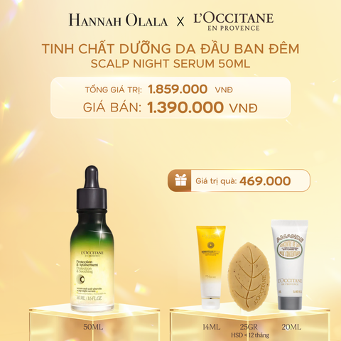 DEAL 6: TINH CHẤT DƯỠNG DA ĐẦU BAN ĐÊM LOCCITANE 50ML