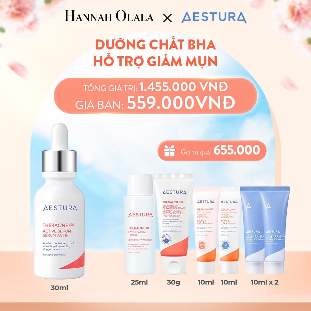 A7_DEAL 7: DƯỠNG CHẤT GIẢM MỤN VÀ CHĂM SÓC DA DẦU THERACNE365 ACTIVE SERUM 30ML