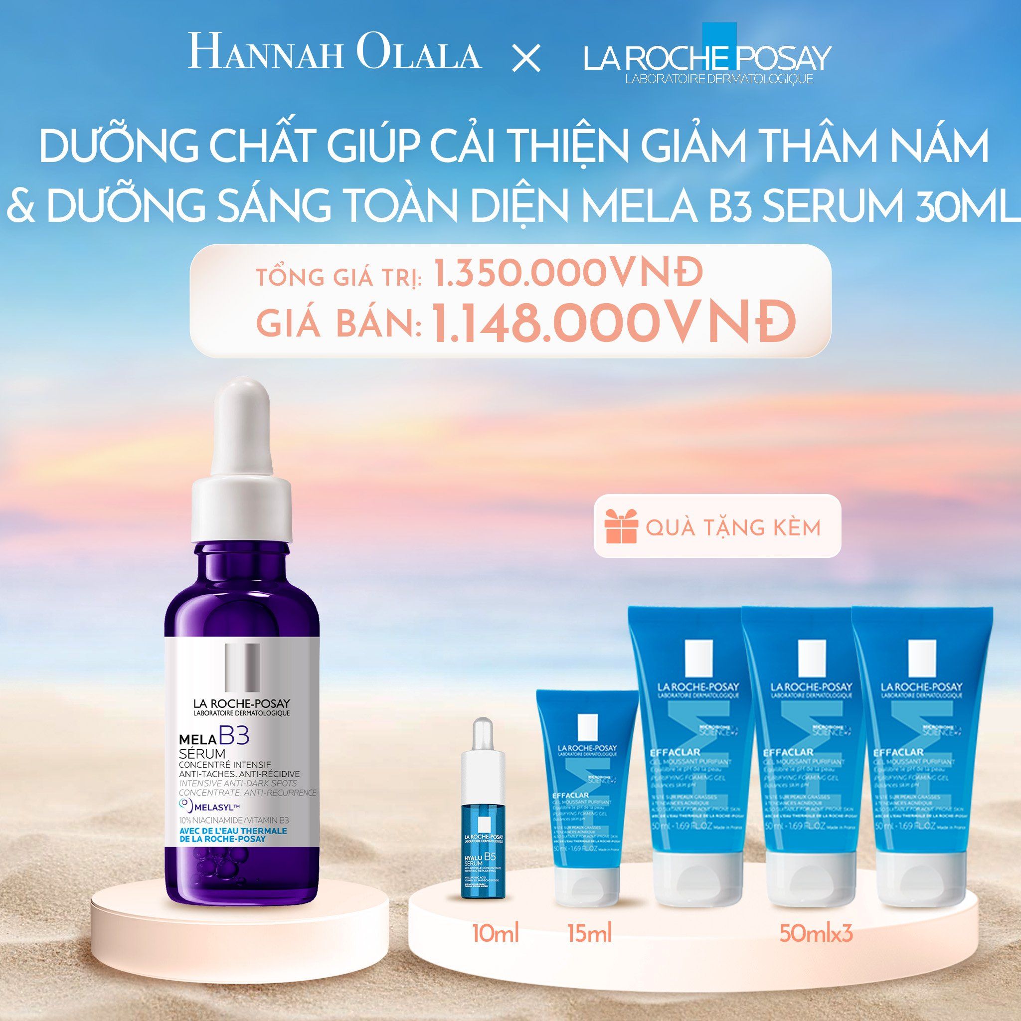 C157_DEAL 8: DƯỠNG CHẤT GIÚP CẢI THIỆN GIẢM THÂM NÁM & DƯỠNG SÁNG TOÀN DIỆN MELA B3 SERUM 30ML
