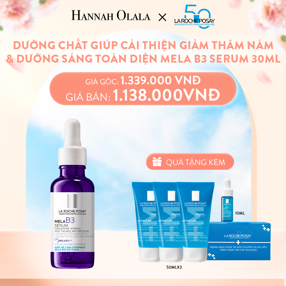 A411_DEAL 8 DƯỠNG CHẤT GIÚP CẢI THIỆN GIẢM THÂM NÁM & DƯỠNG SÁNG TOÀN DIỆN MELA B3 SERUM 30ML