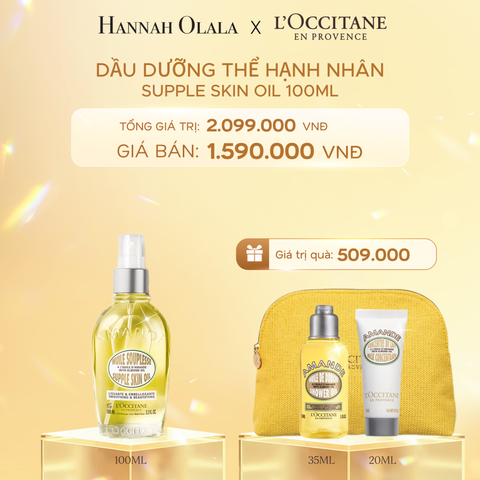 DEAL 3: DẦU DƯỠNG THỂ HẠNH NHÂN LOCCITANE 100ML