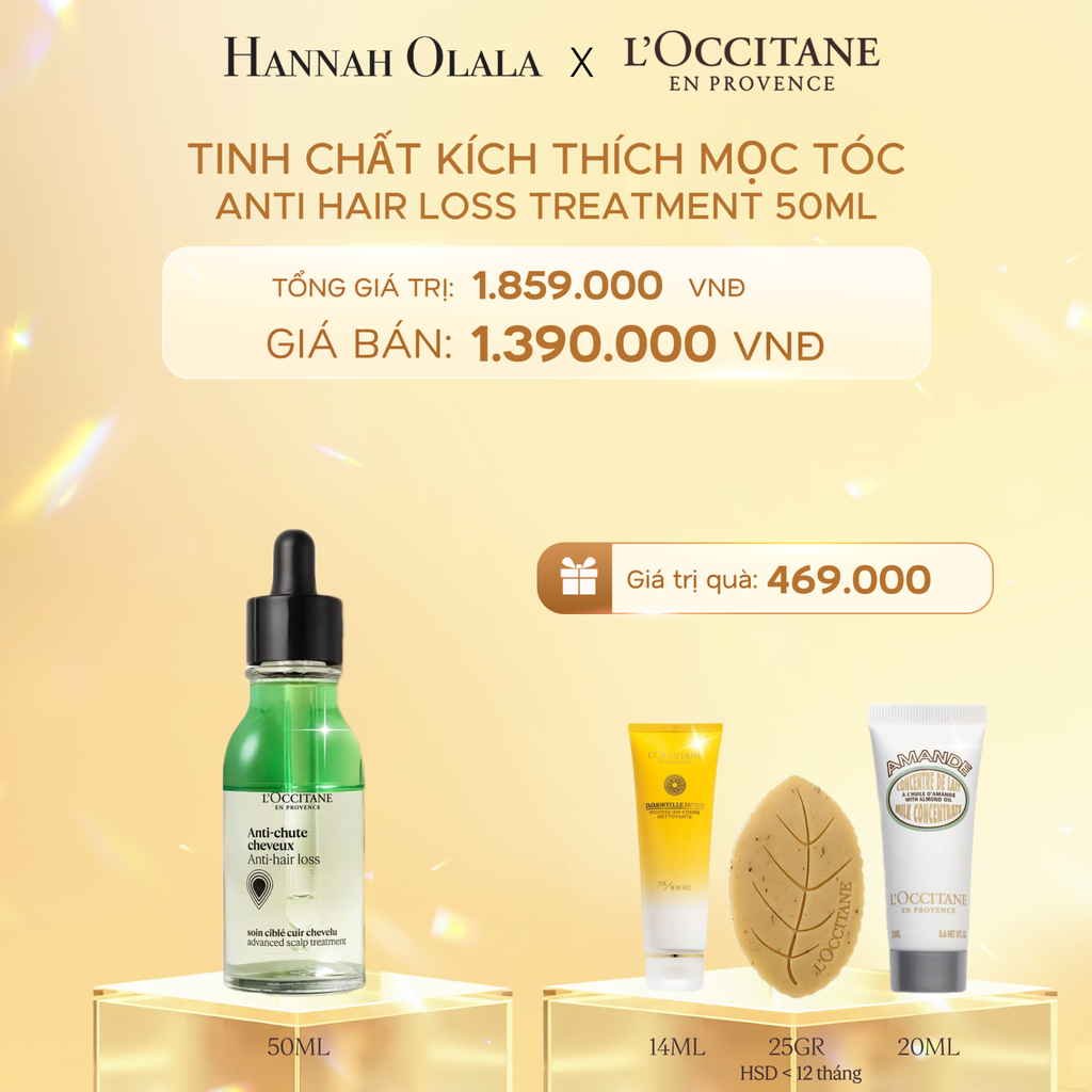 DEAL 7: TINH CHẤT KÍCH THÍCH MỌC TÓC LOCCITANE 50ML