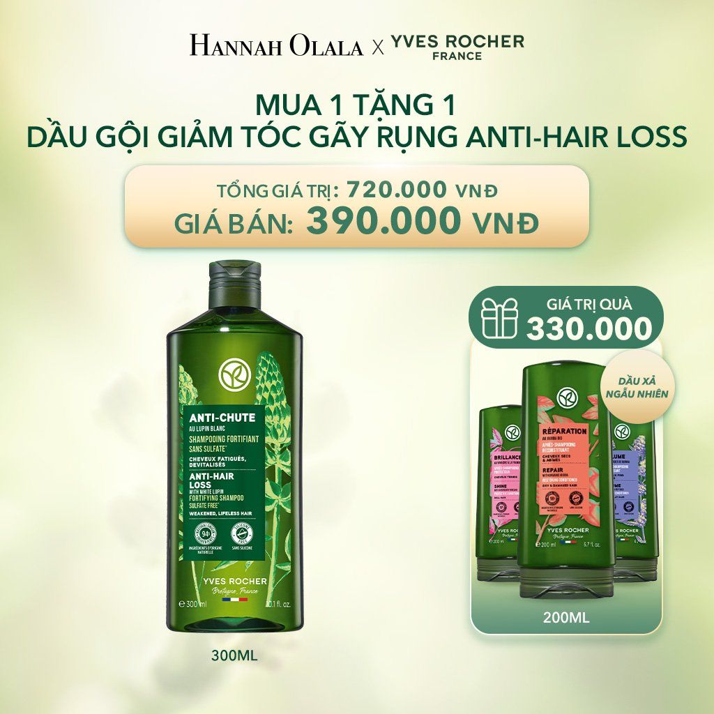 DEAL 4: MUA 1 TẶNG 1 DẦU GỘI GIẢM TÓC GÃY RỤNG ANTI-HAIR LOSS TẶNG DẦU XẢ NGẪU NHIÊN