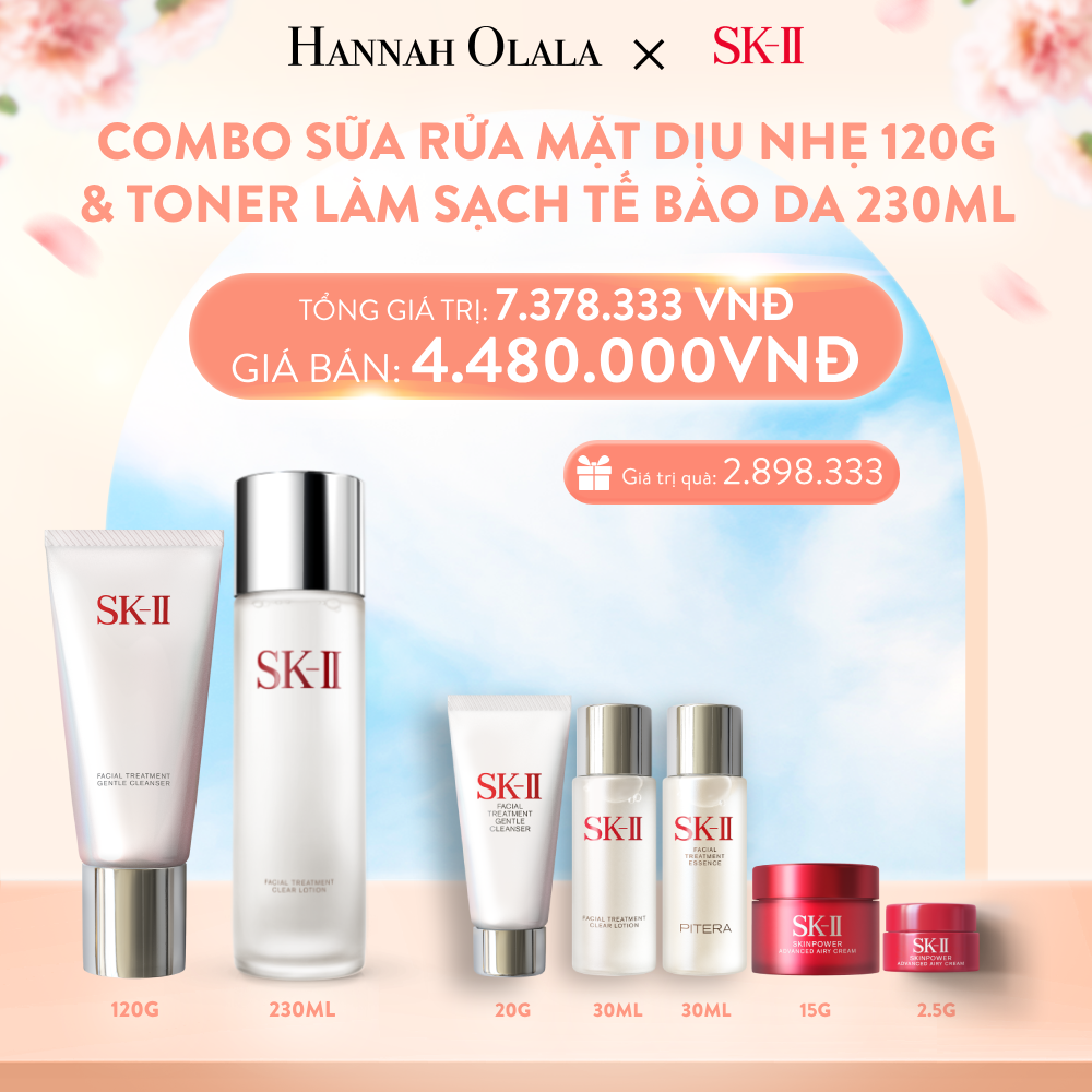 A755_DEAL 7: COMBO SỮA RỬA MẶT DỊU NHẸ 120G & TONER LÀM SẠCH TẾ BÀO DA 230ML