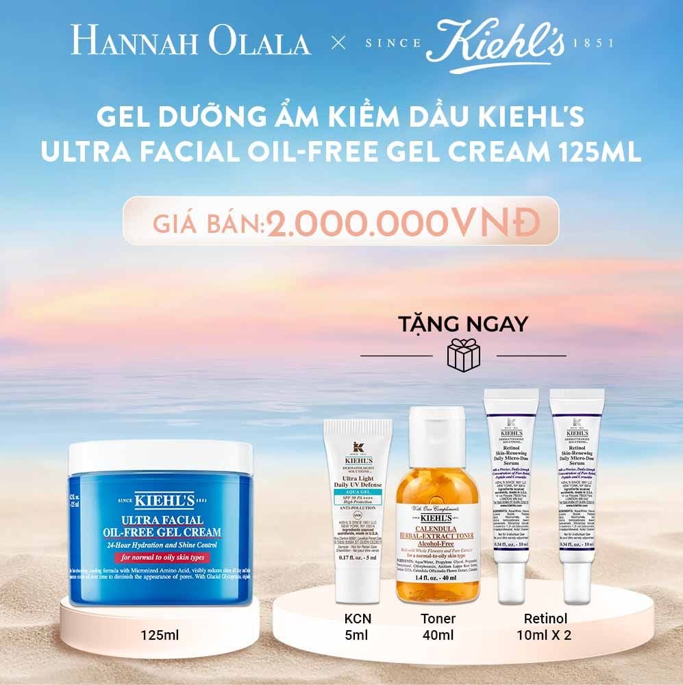 C412_DEAL 12: GEL DƯỠNG ẨM KIỀM DẦU KIEHL'S ULTRA FACIAL OIL-FREE GEL CREAM 125ML