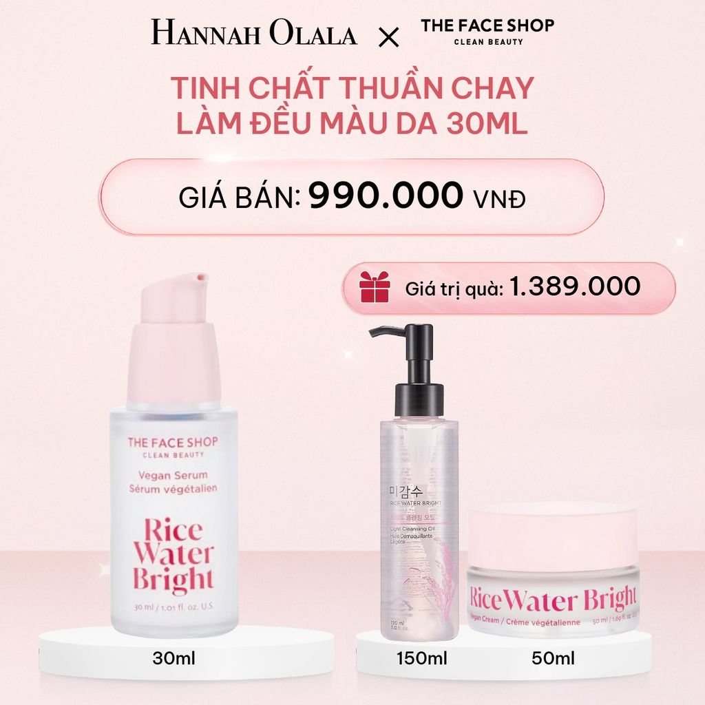 E661_DEAL 4: Tinh Chất Thuần Chay Làm Đều Màu 30ml