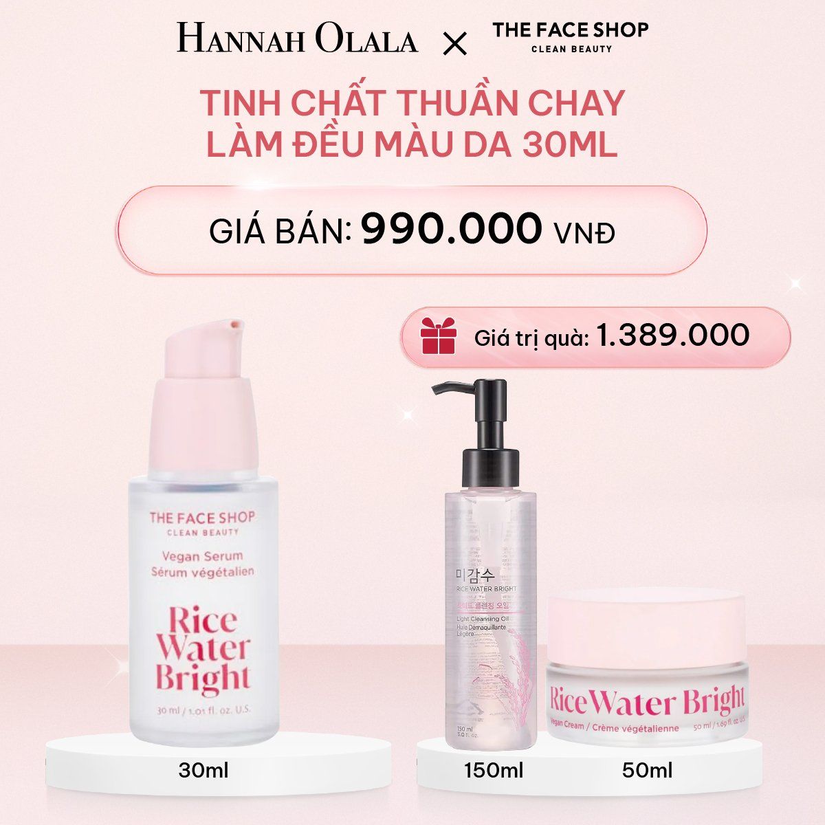 E661_DEAL 4: Tinh Chất Thuần Chay Làm Đều Màu 30ml