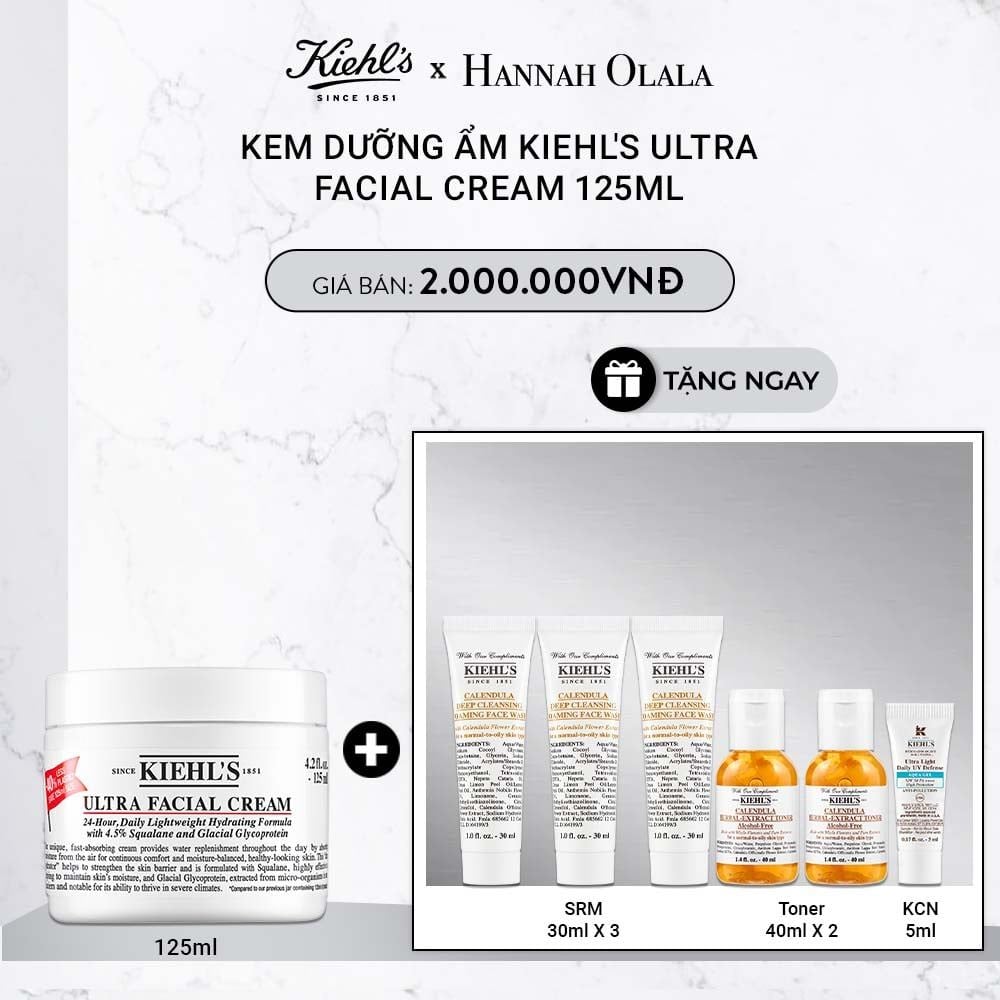 DEAL 12: KEM DƯỠNG ẨM KIEHL'S ULTRA FACIAL CREAM 125ML