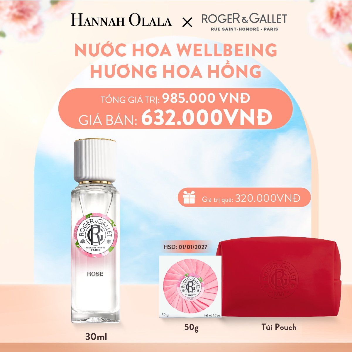 A680_DEAL 1: NƯỚC HOA WELLBEING ROGER&GALLET 30ML