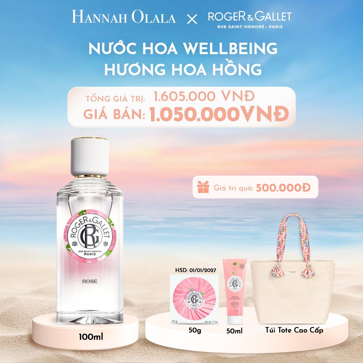 C13_DEAL 3: NƯỚC HOA WELLBEING ROGER&GALLET 100ML