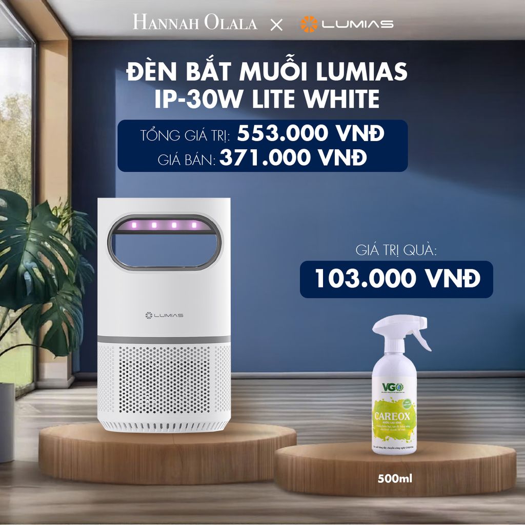 M43_DEAL 11: ĐÈN BẮT MUỖI LUMIAS IP-30W LITE WHITE
