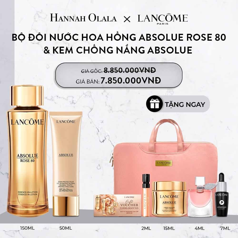 DEAL 17: BỘ ĐÔI NƯỚC HOA HỒNG & KEM CHỐNG NẮNG ABSOLUE