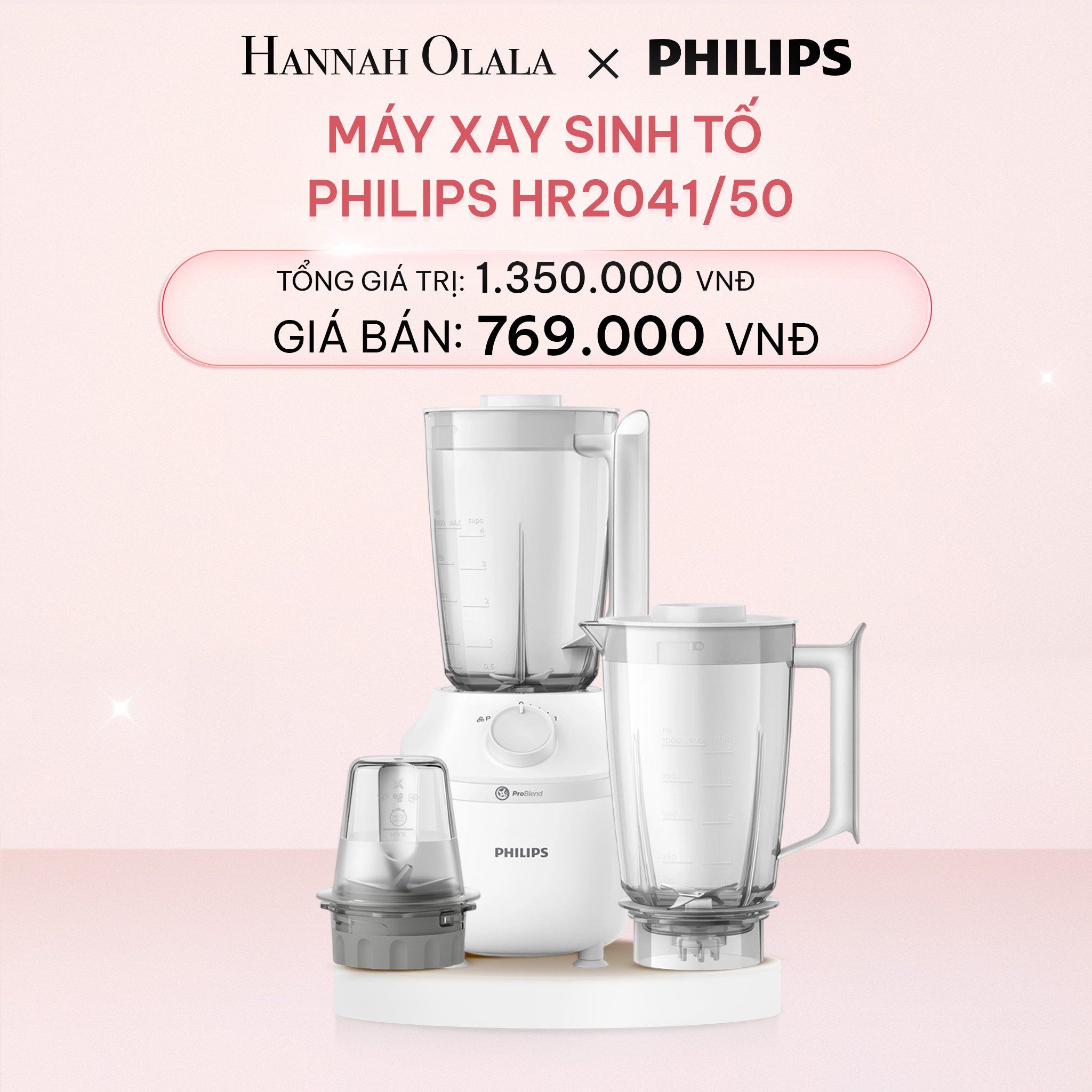 E792_DEAL 16: MÁY XAY SINH TỐ PHILIPS HR2041/50