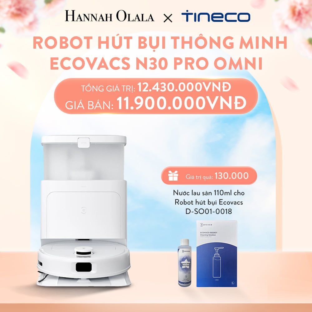 A259_DEAL 2: ROBOT HÚT BỤI THÔNG MINH ECOVACS N30 PRO OMNI