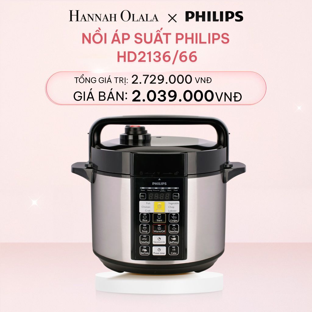 E789_DEAL 13: NỒI ÁP SUẤT PHILIPS HD2136/66