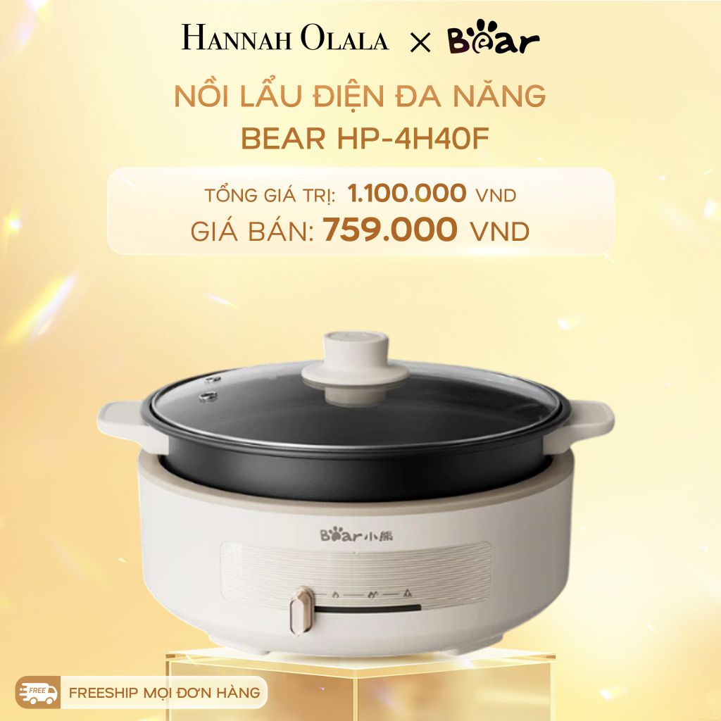 DEAL 5: NỒI LẨU ĐIỆN ĐA NĂNG BEAR HP-4H40F