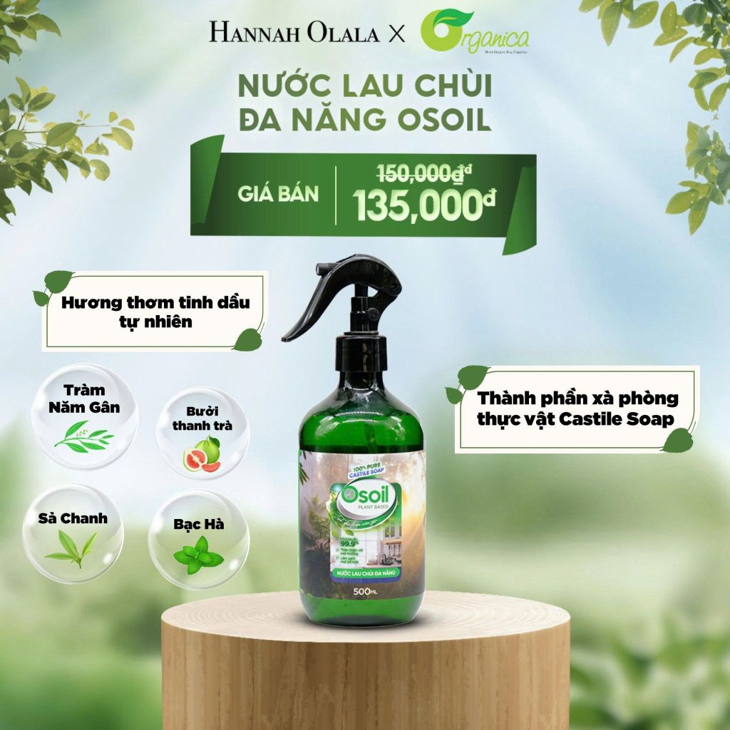 E35_DEAL 16: NƯỚC LAU CHÙI ĐA NĂNG OSOIL 500ML