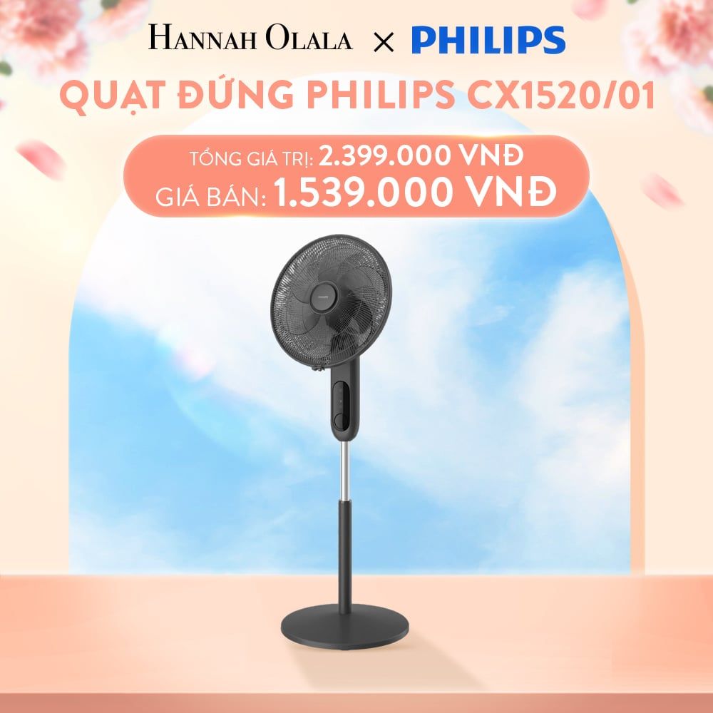 A648_DEAL 1: QUẠT ĐỨNG PHILIPS CX1520/01