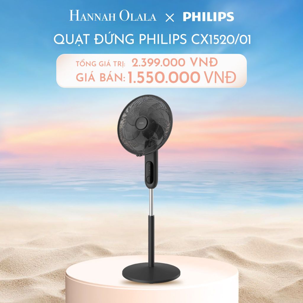 C765_DEAL 3: QUẠT ĐỨNG PHILIPS CX1520/01