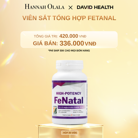 DEAL 3: VIÊN SẮT TỔNG HỢP FENATAL (30 VIÊN)