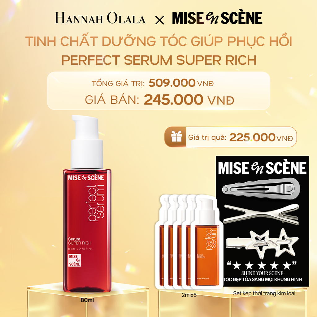 DEAL 1: TINH CHẤT DƯỠNG TÓC MISE EN SCENE PERFECT SERUM 80ML
