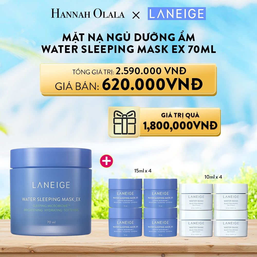 D1_DEAL 1: MUA 1 MẶT NẠ NGỦ DƯỠNG ẨM LANEIGE WATER SLEEPING MASK EX 70ML