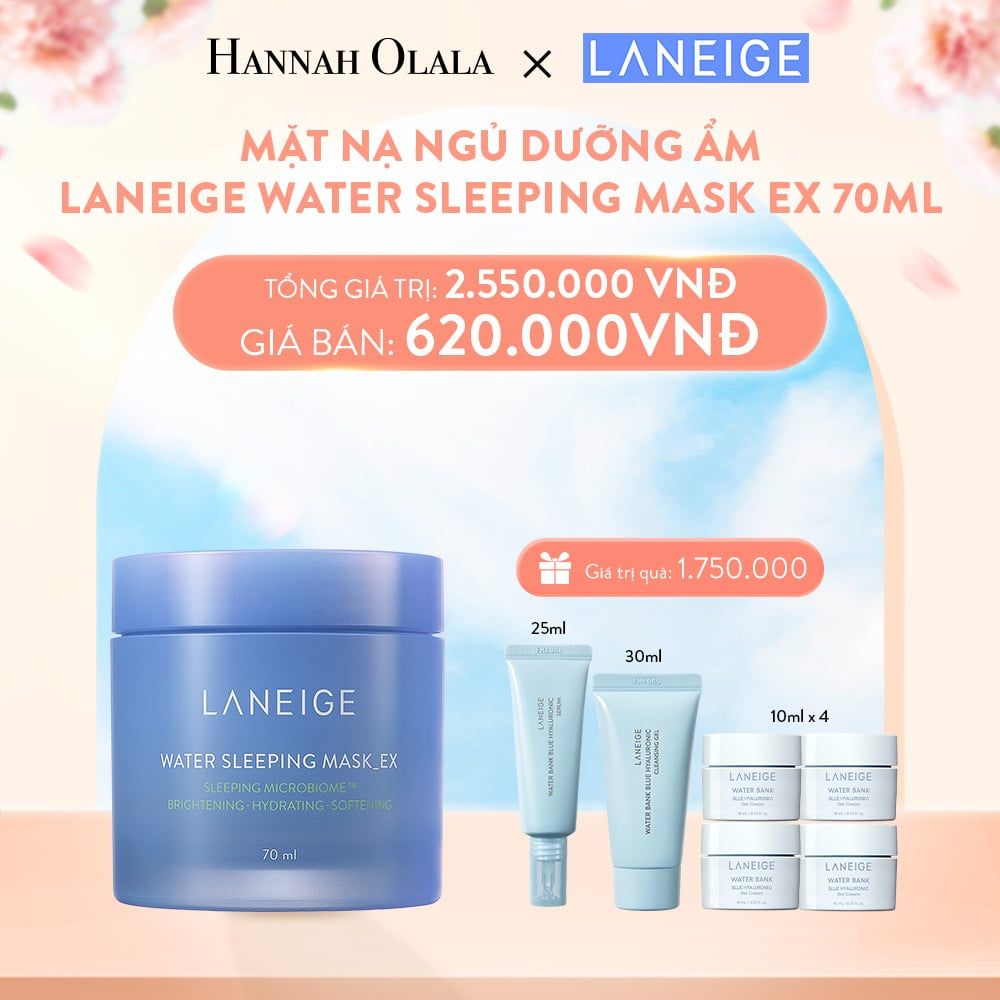 A425_DEAL 1: MẶT NẠ NGỦ DƯỠNG ẨM LANEIGE WATER SLEEPING MASK EX 70ML