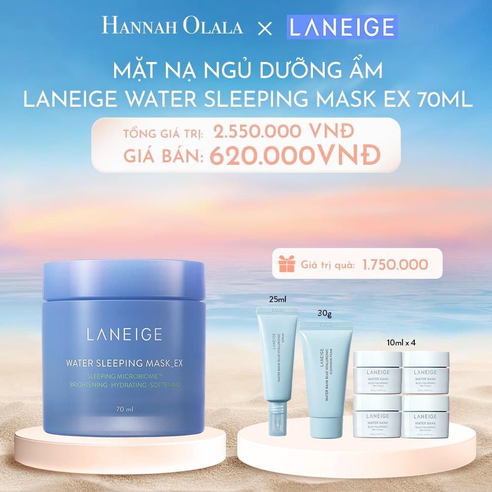 C87_DEAL 1: MẶT NẠ NGỦ DƯỠNG ẨM LANEIGE WATER SLEEPING MASK EX 70ML