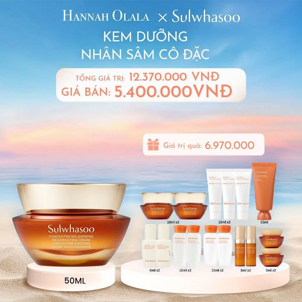 C67_DEAL 3: KEM DƯỠNG NHÂN SÂM CÔ ĐẶC CONCENTRATED GINSENG REJUVENATING CREAM 50ML
