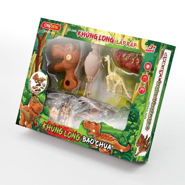 Đồ chơi Khủng long lắp ráp - Khủng long bạo chúa,DK81389