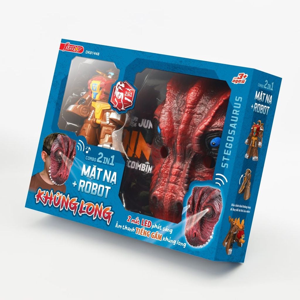 Mặt nạ - Rô bốt + Khủng long,DK81448