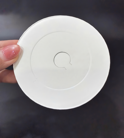 Nắp giấy Trắng phi 80 - Dùng cho ly giấy