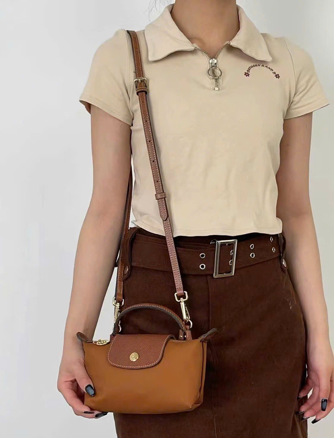 Túi Xách Nữ Mini Longchamp Le Pliage Mini Clutch Bag Size Mini 17x6x11cm - Nhỏ Gọn Siêu Xinh