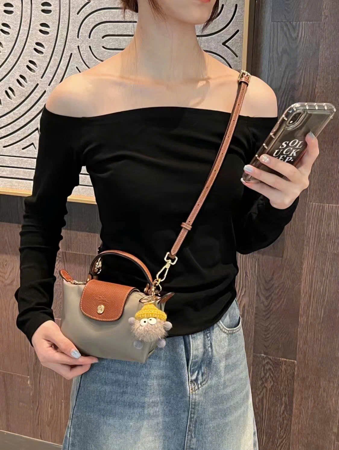 Túi Xách Nữ Mini Longchamp Le Pliage Mini Clutch Bag Size Mini 17x6x11cm - Nhỏ Gọn Siêu Xinh